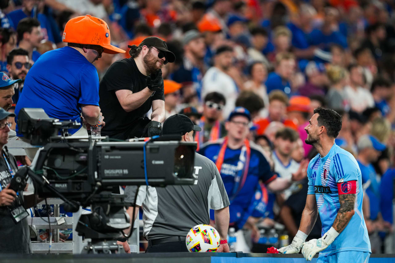 CINCINNATI, OHIO - MAY 18: FC Cincinnati against St. Louis City SC on May 18, 2024 at TQL Stadium in Cincinnati, Ohio.