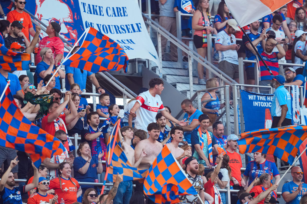 CINCINNATI, OHIO - JULY 6: FC Cincinnati against Inter Miami CF on July 6, 2024 at TQL Stadium in Cincinnati, Ohio.