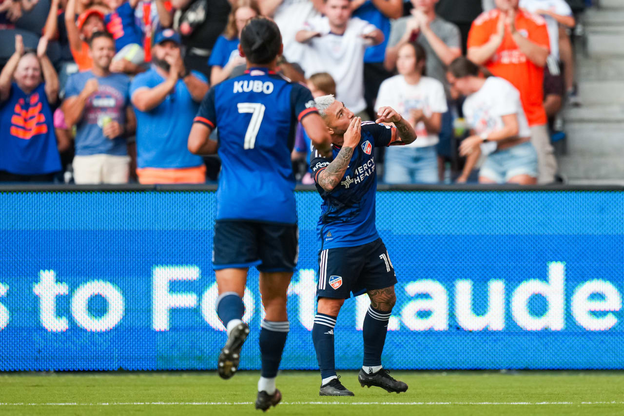 CINCINNATI, OHIO - JULY 6: FC Cincinnati against Inter Miami CF on July 6, 2024 at TQL Stadium in Cincinnati, Ohio.