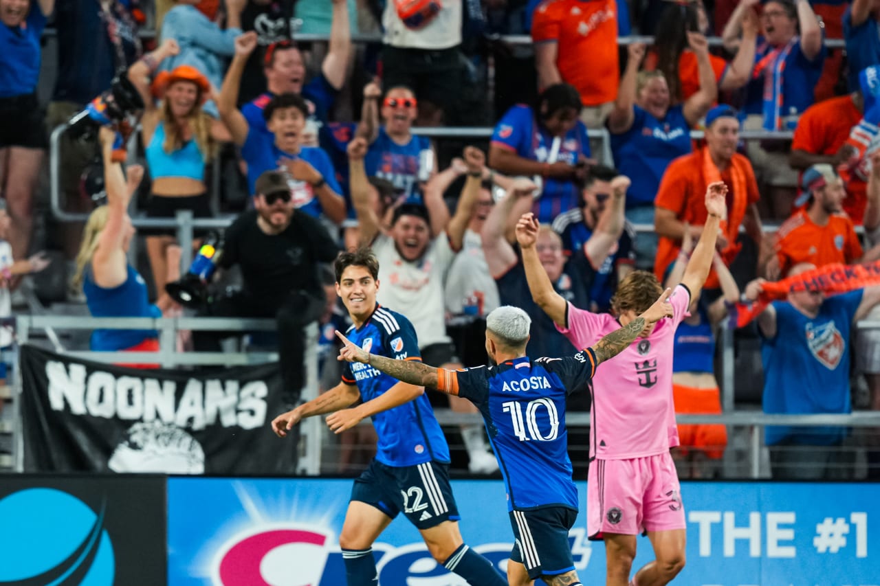 CINCINNATI, OHIO - JULY 6: FC Cincinnati against Inter Miami CF on July 6, 2024 at TQL Stadium in Cincinnati, Ohio.