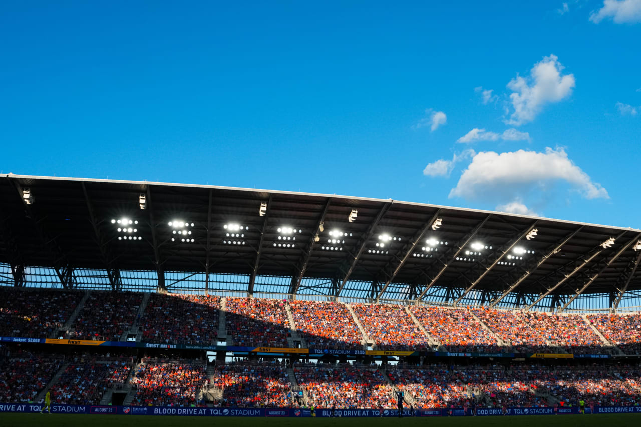 CINCINNATI, OHIO - JULY 6: FC Cincinnati against Inter Miami CF on July 6, 2024 at TQL Stadium in Cincinnati, Ohio.