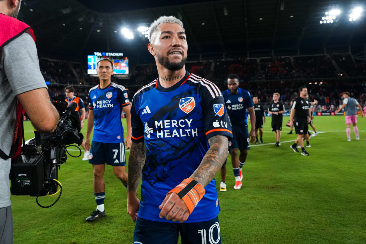 CINCINNATI, OHIO - JULY 6: FC Cincinnati against Inter Miami CF on July 6, 2024 at TQL Stadium in Cincinnati, Ohio.