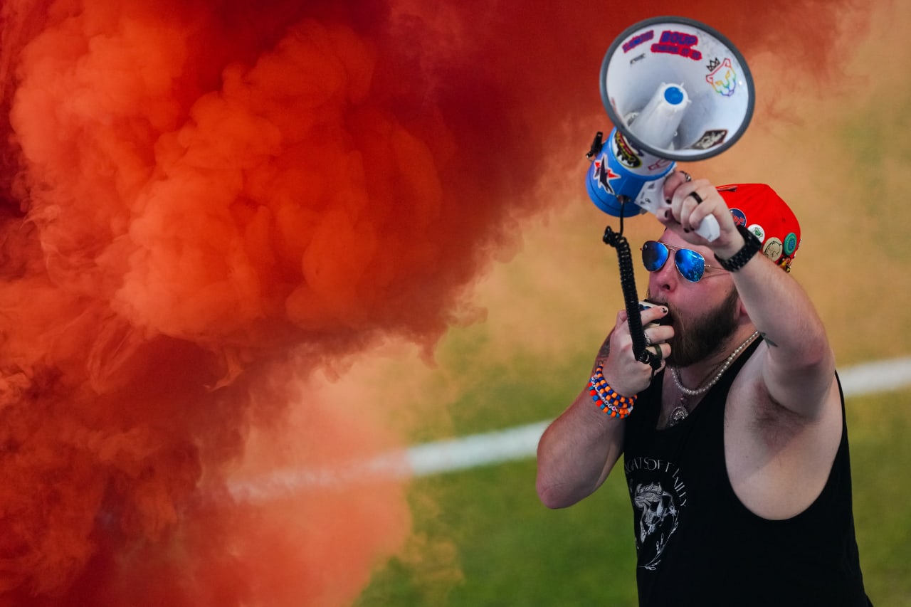 CINCINNATI, OHIO - MAY 18: FC Cincinnati against St. Louis City SC on May 18, 2024 at TQL Stadium in Cincinnati, Ohio.