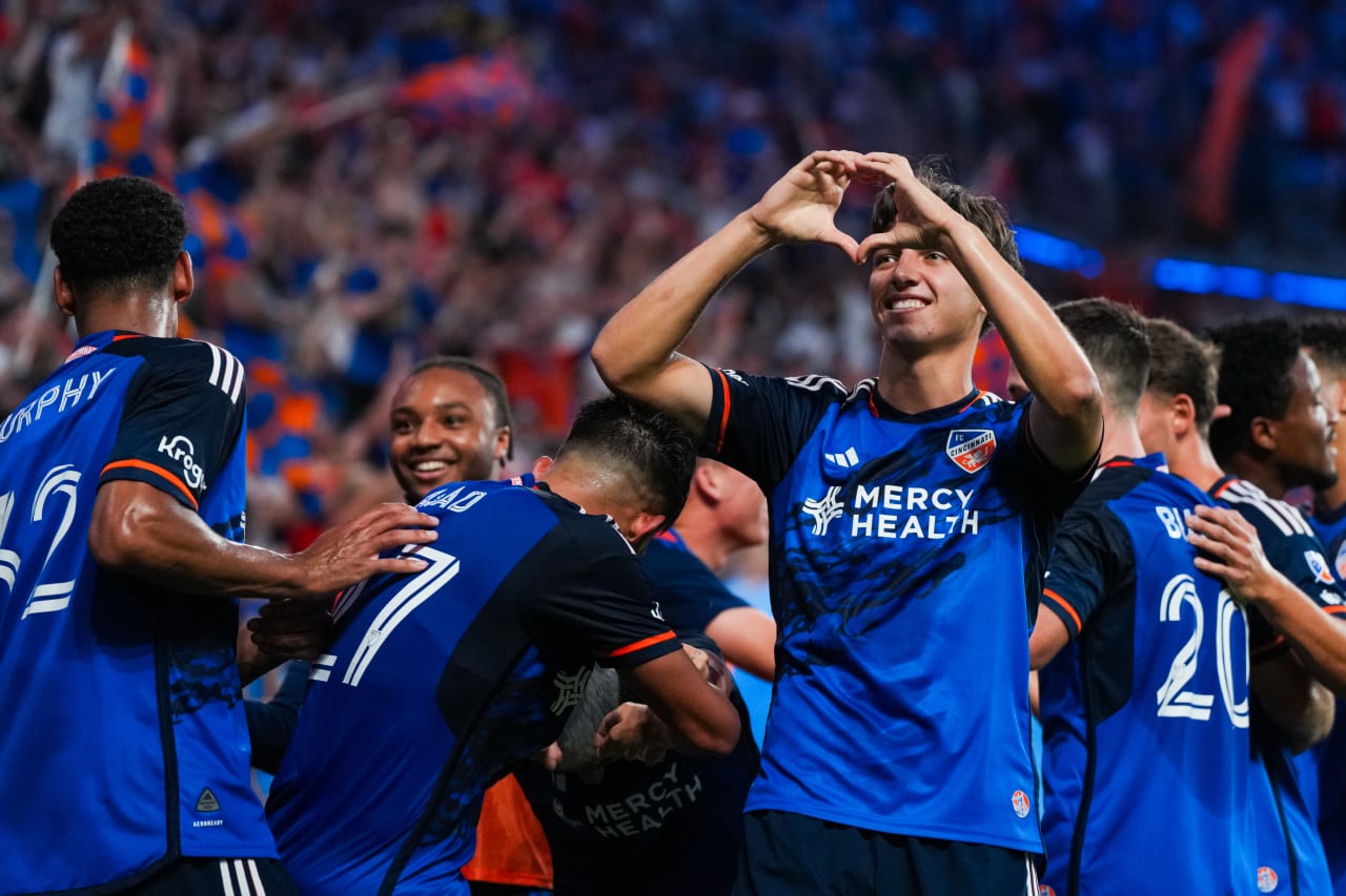 CINCINNATI, OHIO - JULY 6: FC Cincinnati against Inter Miami CF on July 6, 2024 at TQL Stadium in Cincinnati, Ohio.