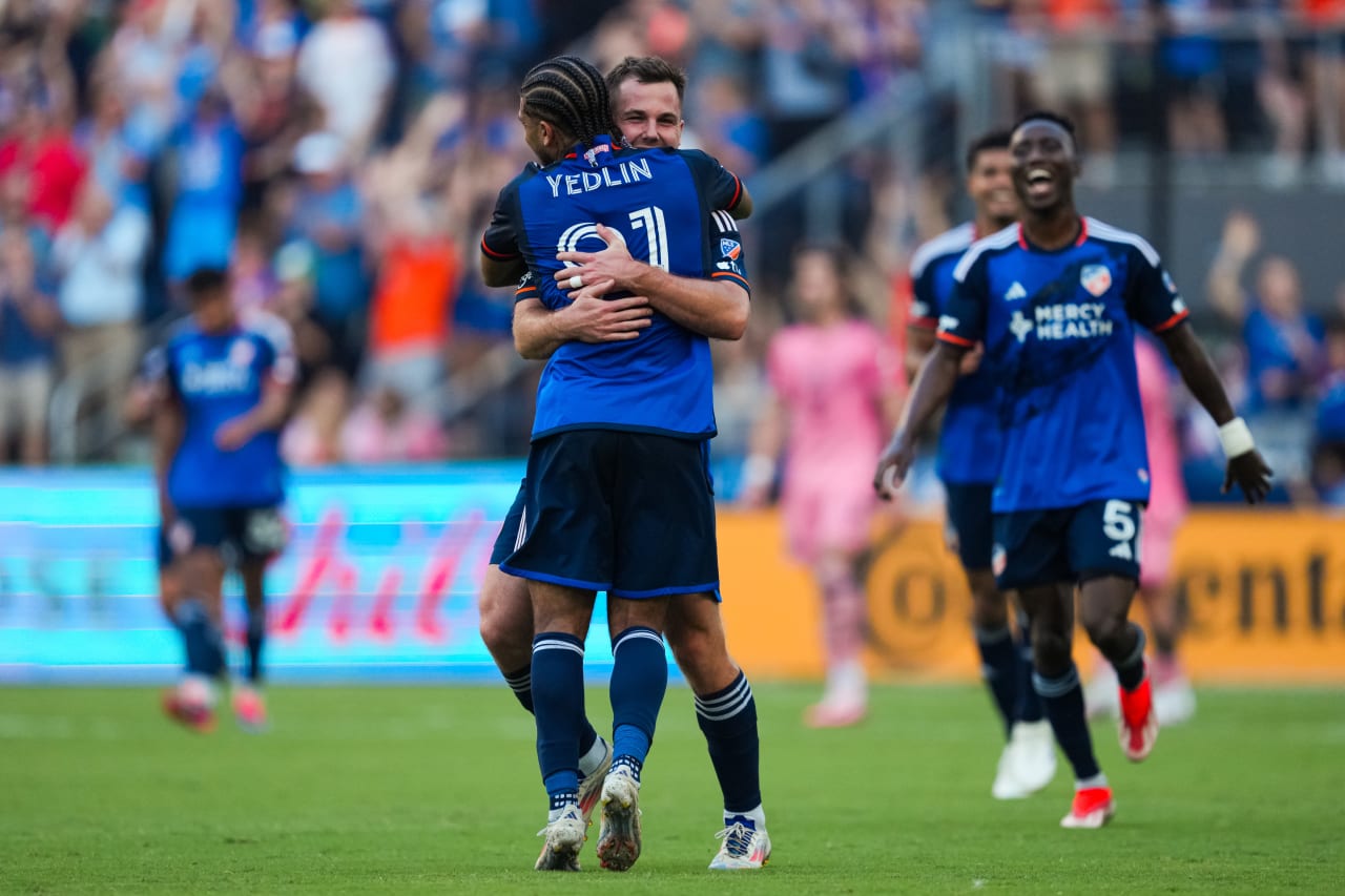 CINCINNATI, OHIO - JULY 6: FC Cincinnati against Inter Miami CF on July 6, 2024 at TQL Stadium in Cincinnati, Ohio.