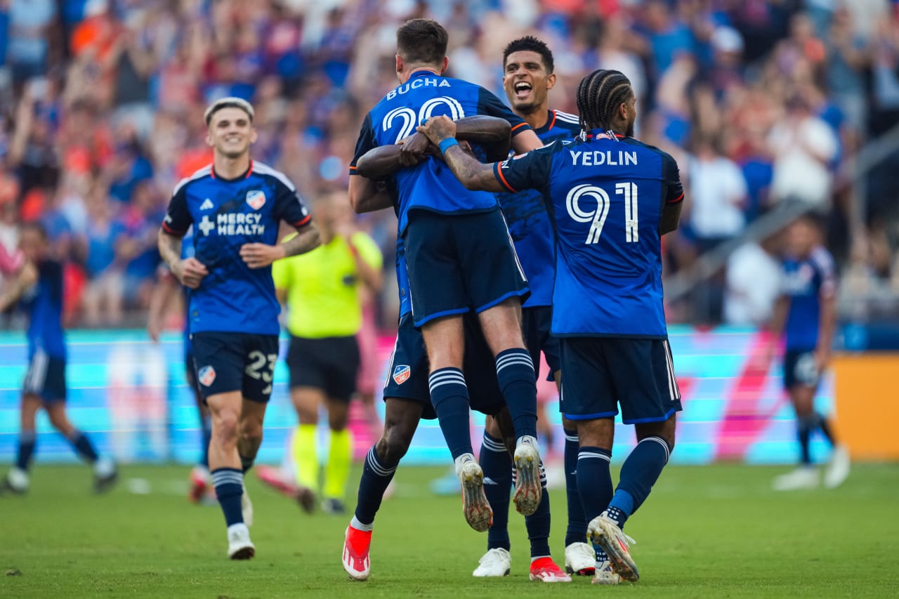 CINCINNATI, OHIO - JULY 6: FC Cincinnati against Inter Miami CF on July 6, 2024 at TQL Stadium in Cincinnati, Ohio.