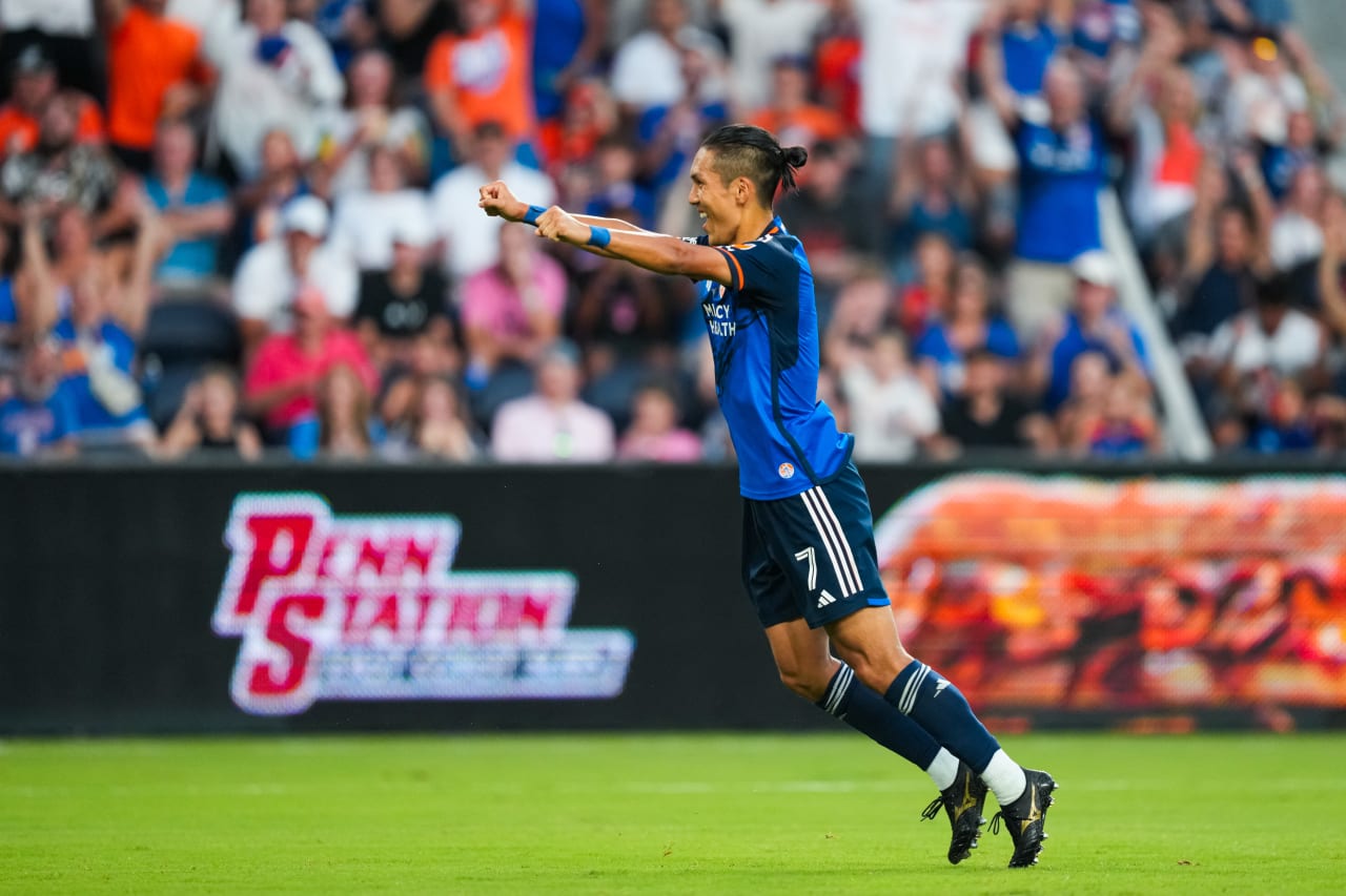 CINCINNATI, OHIO - JULY 6: FC Cincinnati against Inter Miami CF on July 6, 2024 at TQL Stadium in Cincinnati, Ohio.