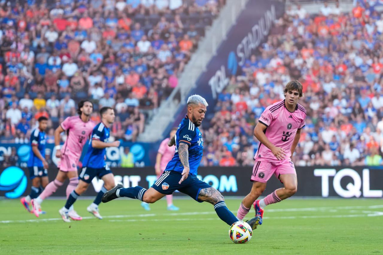 CINCINNATI, OHIO - JULY 6: FC Cincinnati against Inter Miami CF on July 6, 2024 at TQL Stadium in Cincinnati, Ohio.