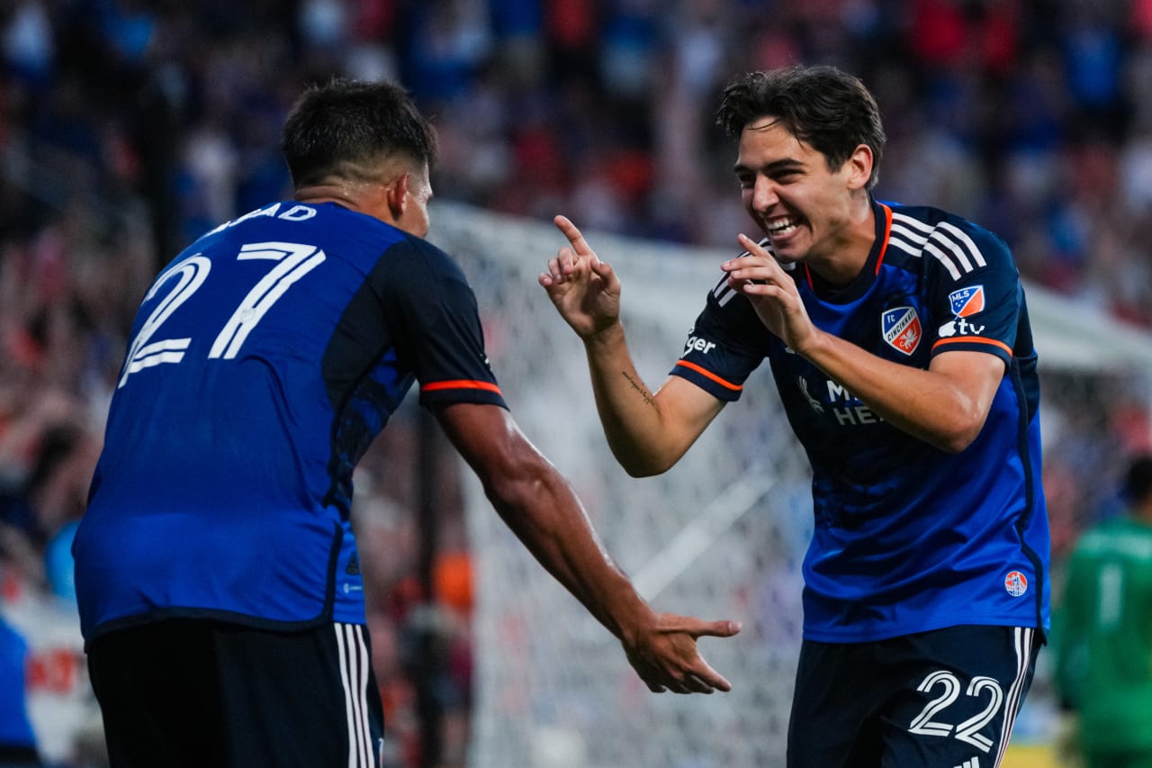 CINCINNATI, OHIO - JULY 6: FC Cincinnati against Inter Miami CF on July 6, 2024 at TQL Stadium in Cincinnati, Ohio.