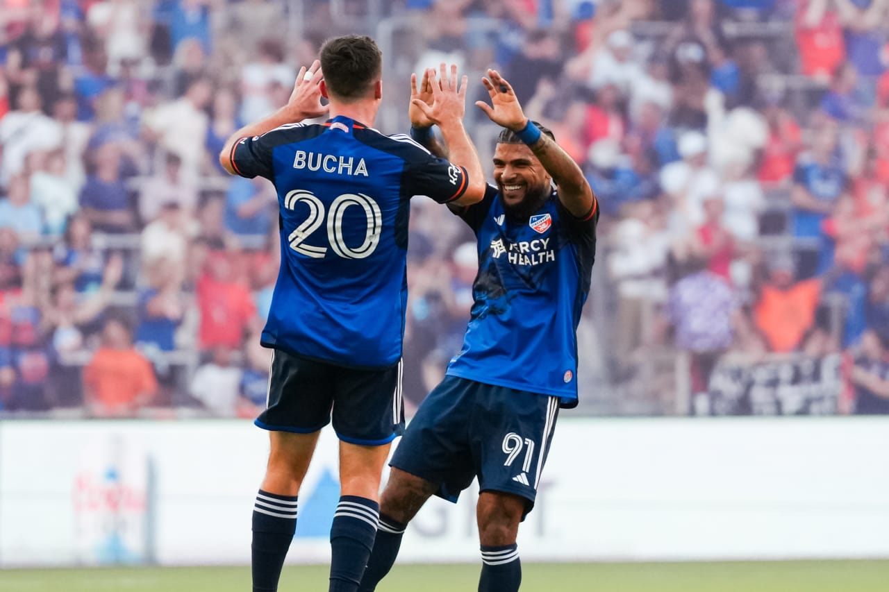 CINCINNATI, OHIO - JULY 6: FC Cincinnati against Inter Miami CF on July 6, 2024 at TQL Stadium in Cincinnati, Ohio.