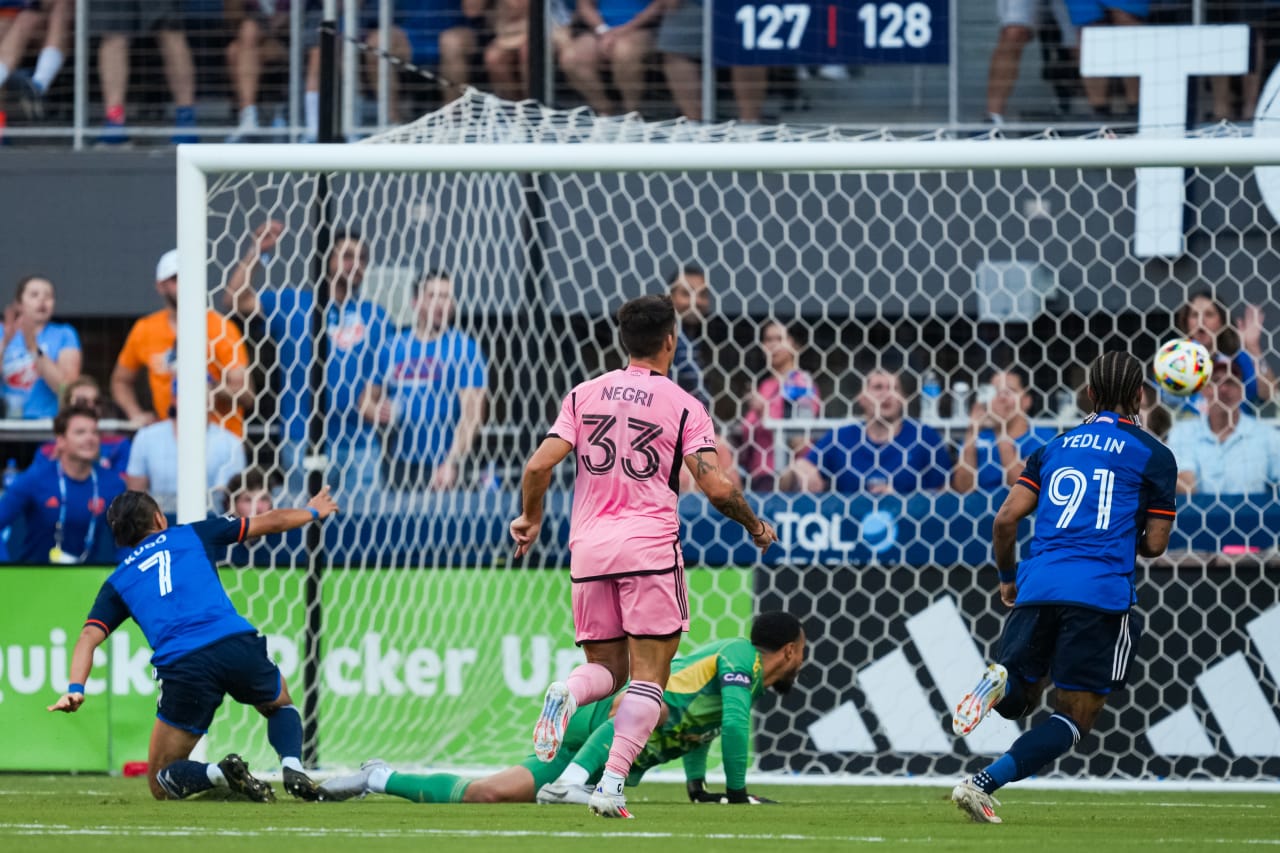 CINCINNATI, OHIO - JULY 6: FC Cincinnati against Inter Miami CF on July 6, 2024 at TQL Stadium in Cincinnati, Ohio.