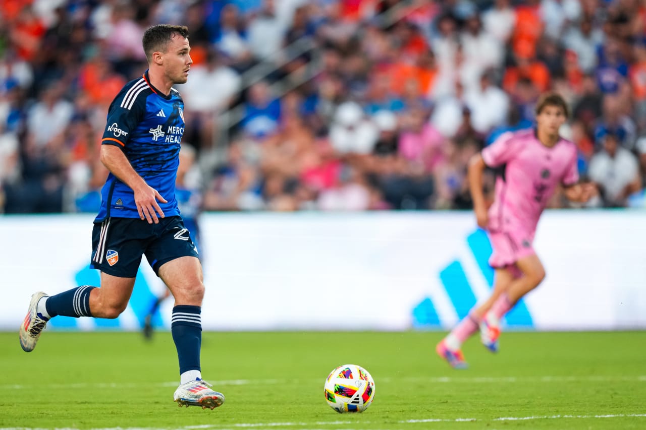 CINCINNATI, OHIO - JULY 6: FC Cincinnati against Inter Miami CF on July 6, 2024 at TQL Stadium in Cincinnati, Ohio.