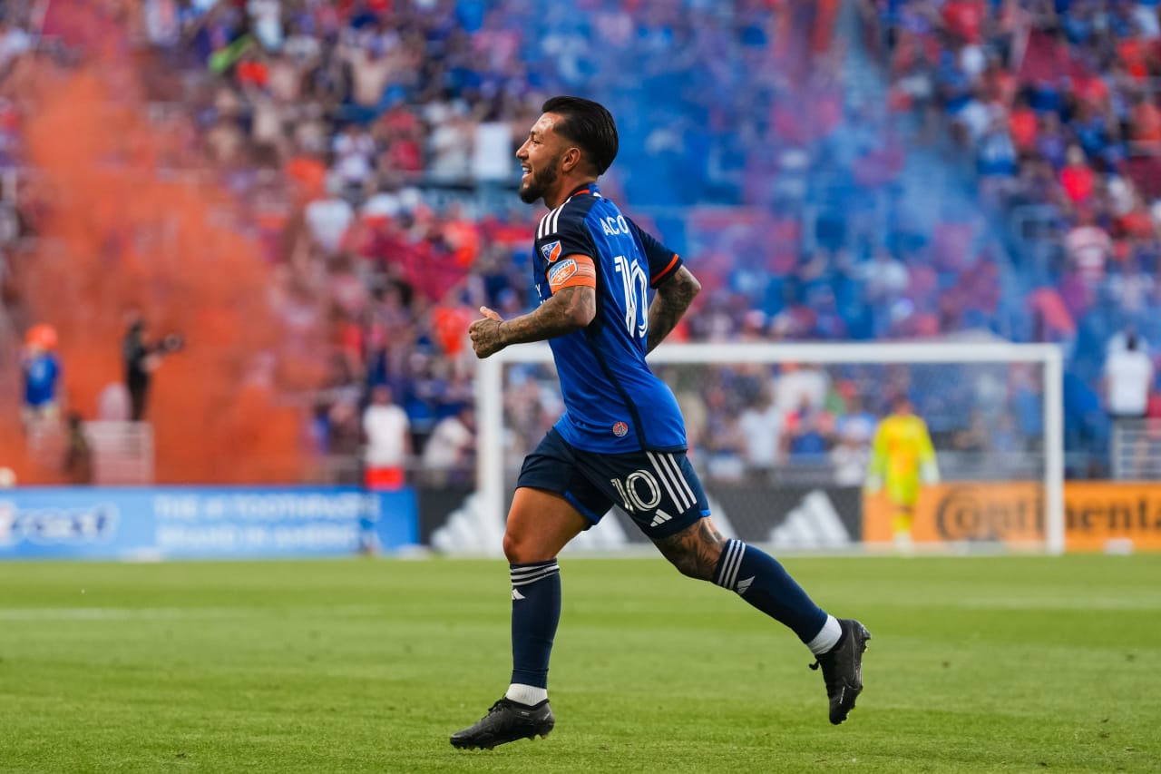 CINCINNATI, OHIO - MAY 18: FC Cincinnati against St. Louis City SC on May 18, 2024 at TQL Stadium in Cincinnati, Ohio.