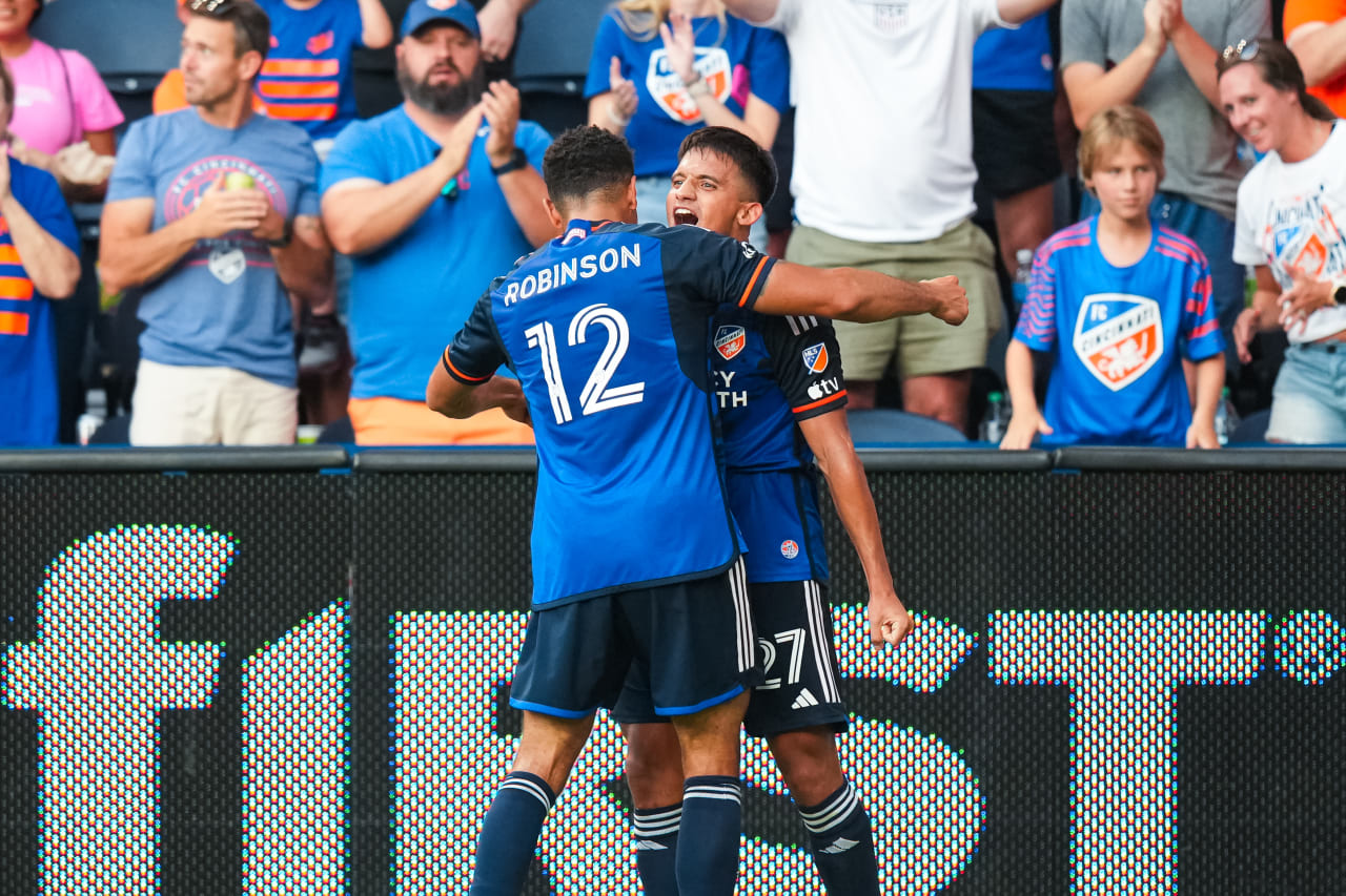 CINCINNATI, OHIO - JULY 6: FC Cincinnati against Inter Miami CF on July 6, 2024 at TQL Stadium in Cincinnati, Ohio.