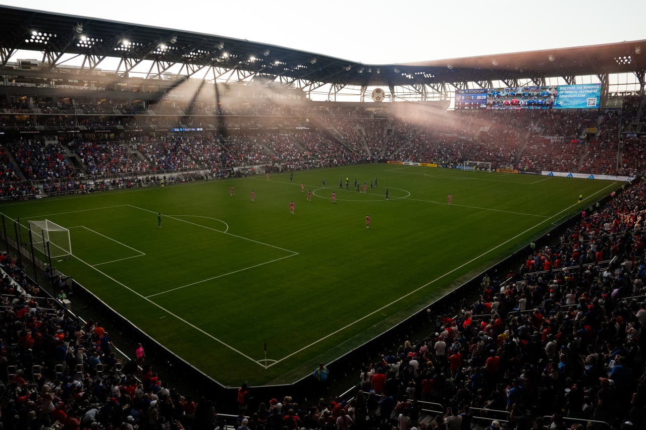 CINCINNATI, OHIO - JULY 6: FC Cincinnati against Inter Miami CF on July 6, 2024 at TQL Stadium in Cincinnati, Ohio.