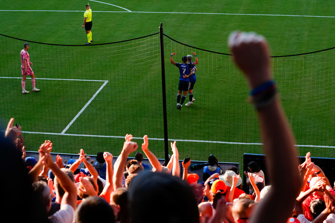 CINCINNATI, OHIO - JULY 6: FC Cincinnati against Inter Miami CF on July 6, 2024 at TQL Stadium in Cincinnati, Ohio.