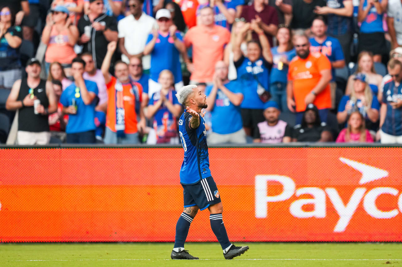 CINCINNATI, OHIO - JULY 6: FC Cincinnati against Inter Miami CF on July 6, 2024 at TQL Stadium in Cincinnati, Ohio.