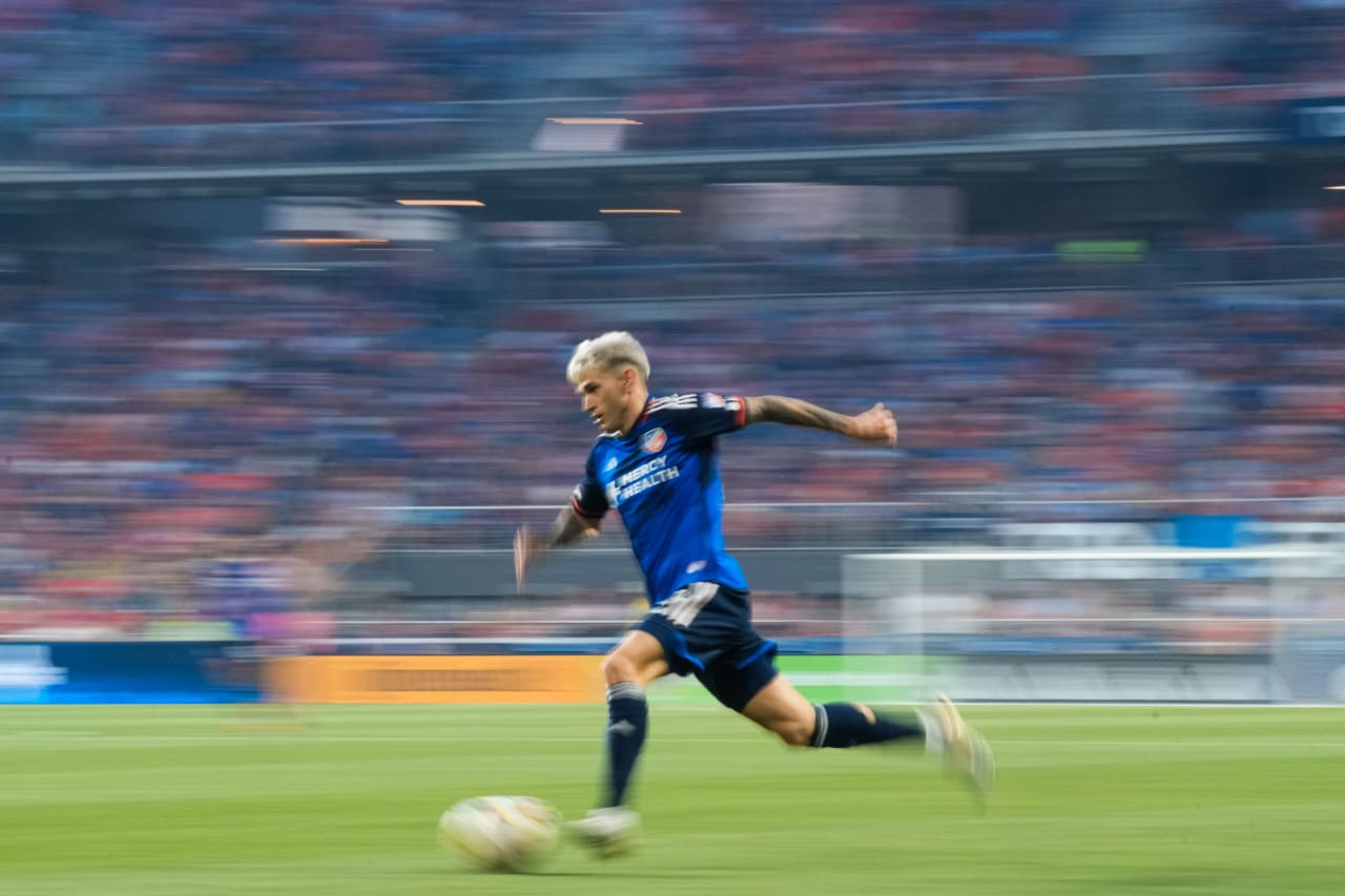 CINCINNATI, OHIO - MAY 18: FC Cincinnati against St. Louis City SC on May 18, 2024 at TQL Stadium in Cincinnati, Ohio.