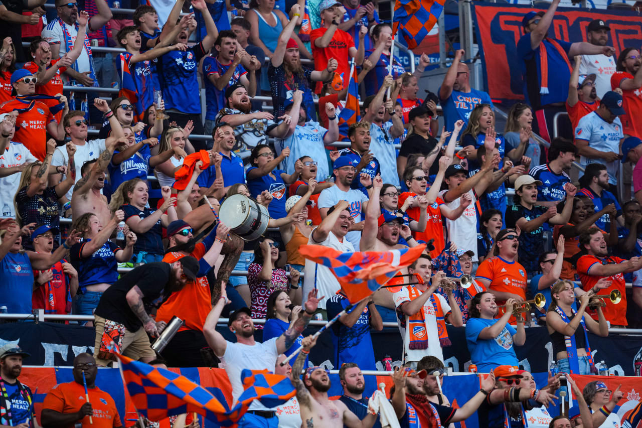 CINCINNATI, OHIO - JULY 6: FC Cincinnati against Inter Miami CF on July 6, 2024 at TQL Stadium in Cincinnati, Ohio.