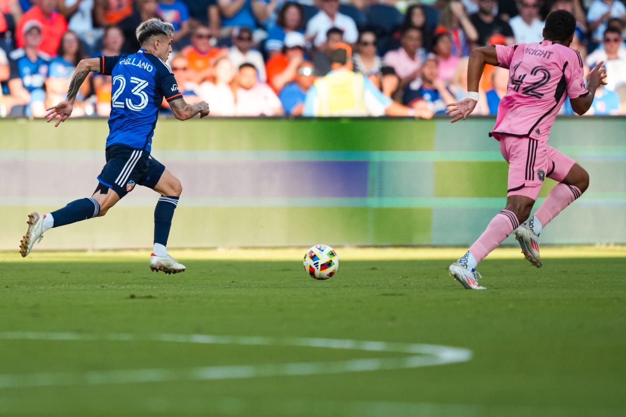 CINCINNATI, OHIO - JULY 6: FC Cincinnati against Inter Miami CF on July 6, 2024 at TQL Stadium in Cincinnati, Ohio.