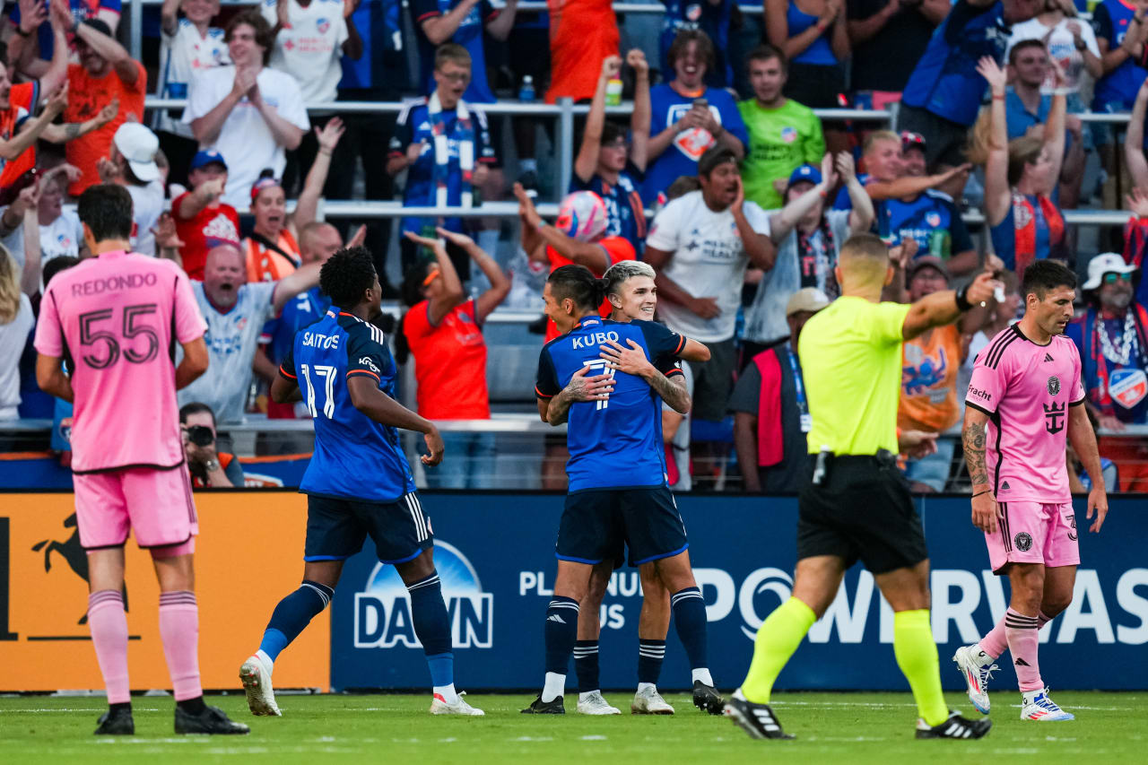 CINCINNATI, OHIO - JULY 6: FC Cincinnati against Inter Miami CF on July 6, 2024 at TQL Stadium in Cincinnati, Ohio.