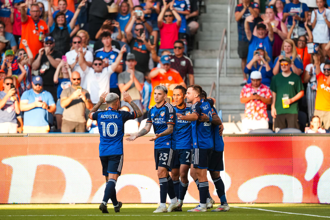 CINCINNATI, OHIO - JULY 6: FC Cincinnati against Inter Miami CF on July 6, 2024 at TQL Stadium in Cincinnati, Ohio.