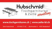 Logo Tischgarnituren u. Zelte Hubschmid GmbH