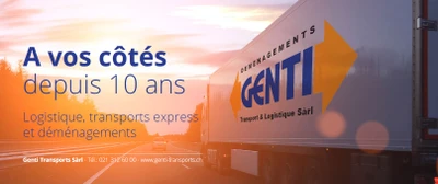 Genti Transports : Déménagements, Garde meuble, Nettoyage, Transports