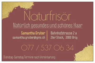 Naturfrisör Samantha Gruber