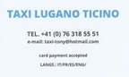 Taxi Lugano Ticino