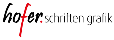 Hofer Schriften + Grafik