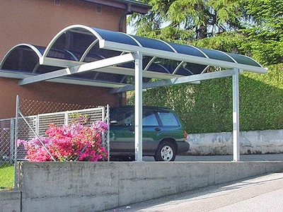 Carport - Copertura per automobili piane o ad archi