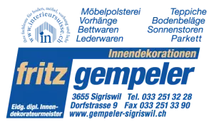 Innendekorationen Gempeler