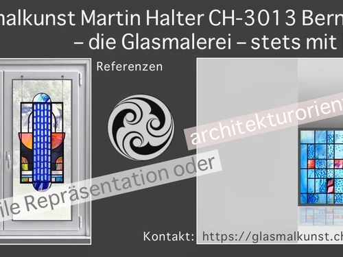 ART IN MARTIN GLASMALEREI – cliquer pour agrandir l’image panoramique