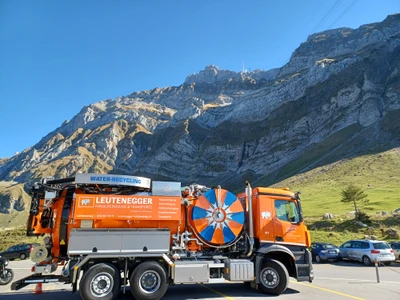 Unser neues Kanalreinigungsfahrzeug.