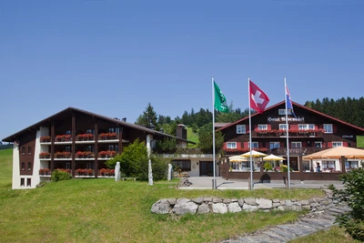 Aussenansicht Hotel Restaurant Arvenbüel