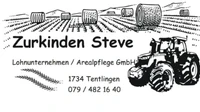 Logo Lohnunternehmen / Arealpflege GmbH Zurkinden Steve