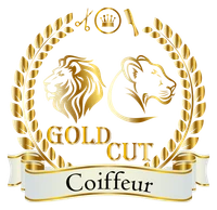 Logo Gold Cut Coiffeur