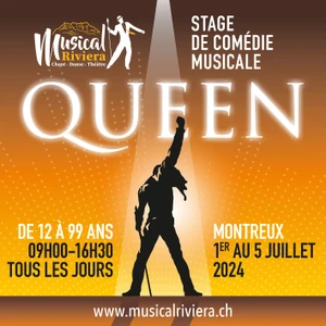 Stage comédie musicale Queen Montreux Christophe Farin Freddie Mercury