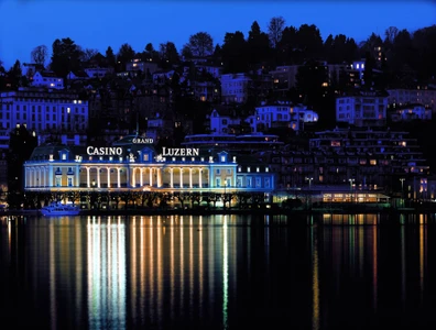 Grand Casino Luzern - by night