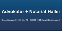 Logo Advokatur + Notariat Haller AG