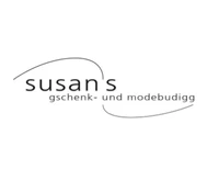 Logo susan's gschenk - und modebudigg