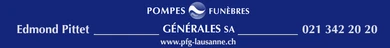 Pompes Funèbres Générales SA (PFG) Lausanne