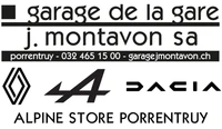 Logo Garage de la Gare J. Montavon SA Alpine Store Porrentruy