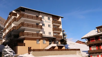 Ferienwohnungen Apartments Azur Saas-Fee von der Ostseite