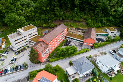 v.l.n.r. Beschäftigungsstätte Erwachsene, HPS Rothenbrunnen, Therapie, Tagesinternat