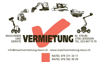 Maschinen und Geräte Vermietung M.Steuri