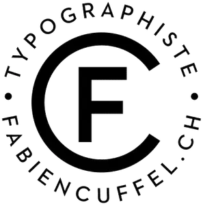 Fabien Cuffel, Typographiste