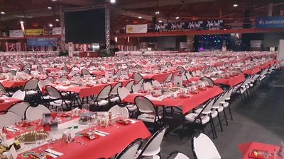 Banquet de 7000 personnes - FC sion