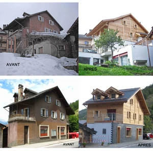 Transformation et rénovation d'une maison villageoise